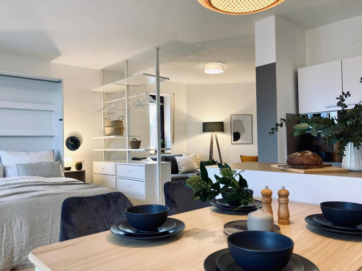 Schickes, Stilvolles Und Helles Apartment In Muenster Luaran gambar