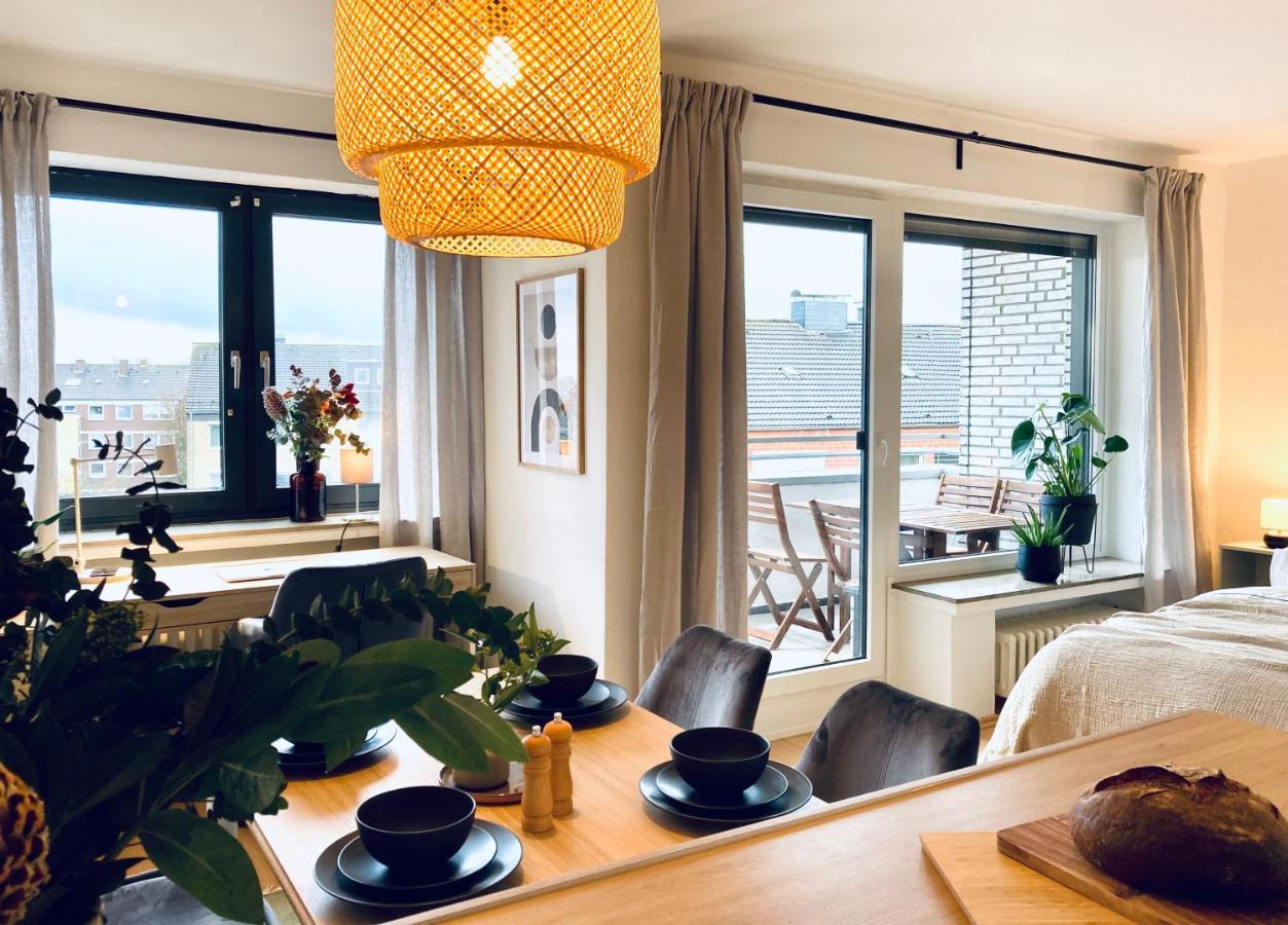 Schickes, Stilvolles Und Helles Apartment In Muenster Luaran gambar
