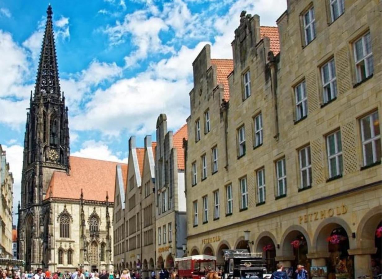 Schickes, Stilvolles Und Helles Apartment In Muenster Luaran gambar